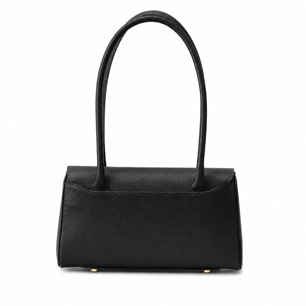 Celine Baguette Handmade Leather Bag Black