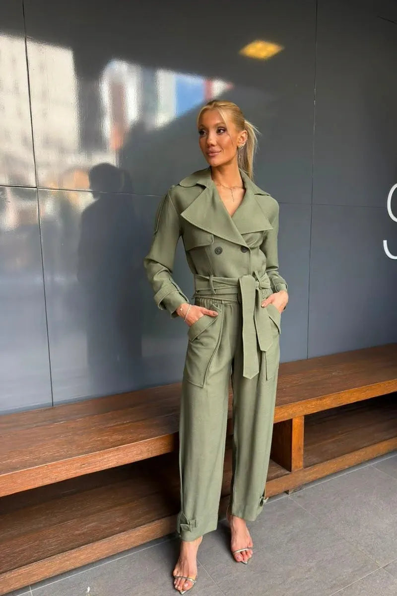 Urban Tailored Set — Olive