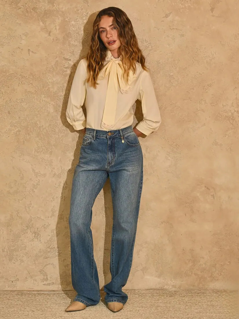 Slim Fit Denim Pants