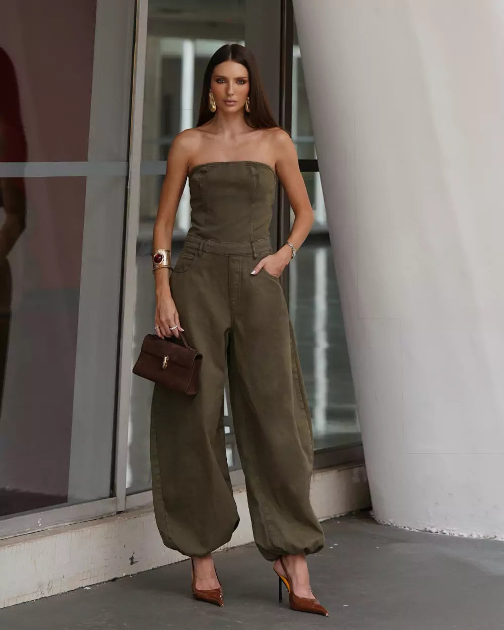 ACC Aladdin Denin Jumpsuit Cloud