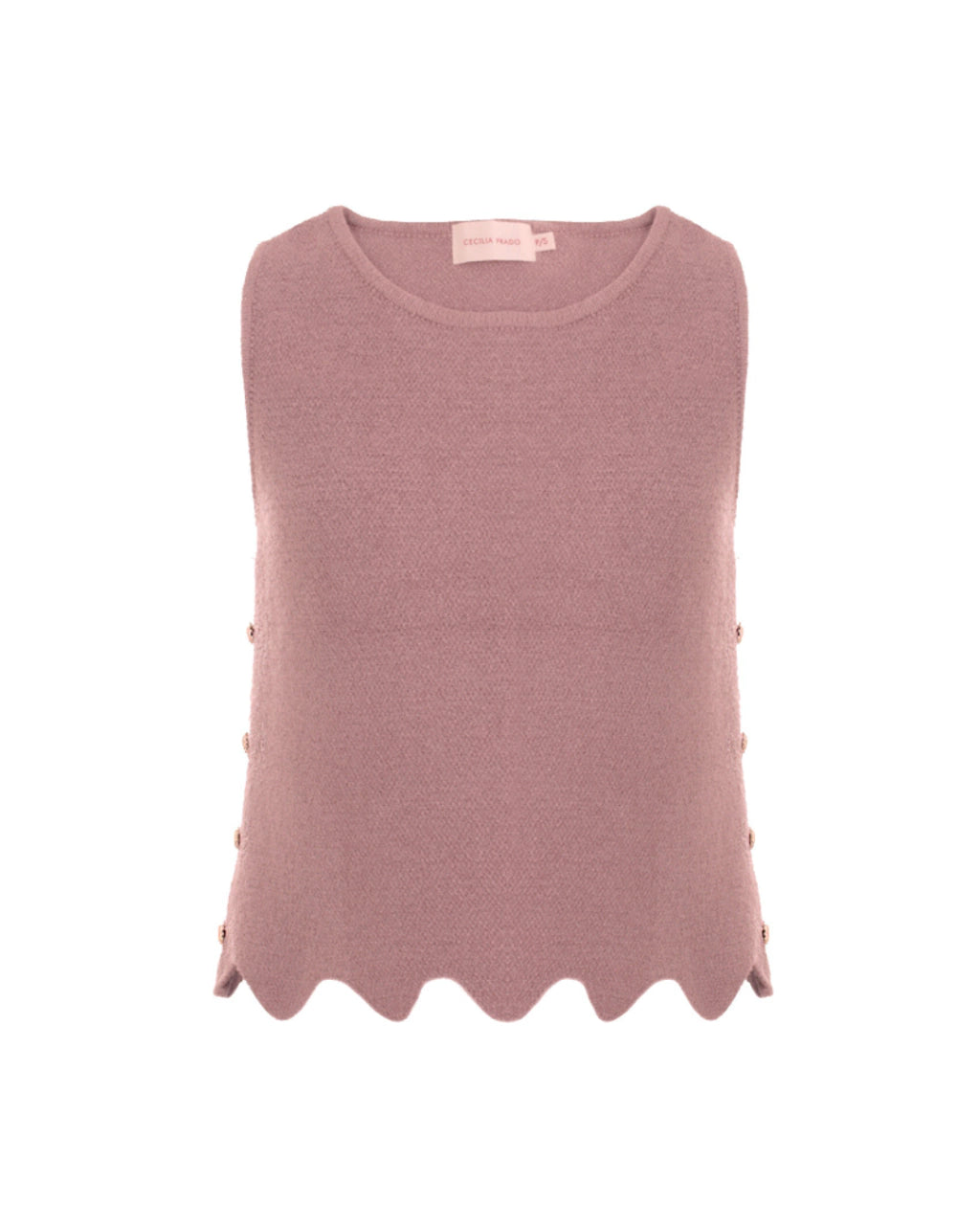 Laila Straight Cut Knit Top Black