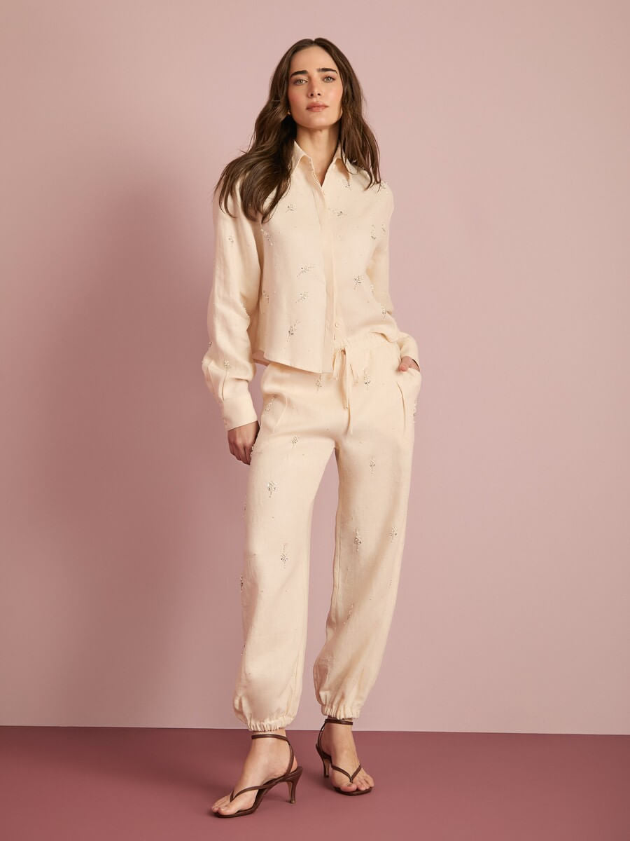 Collab Juju Norremose Embroidered Linen Set Anne Fernandes
