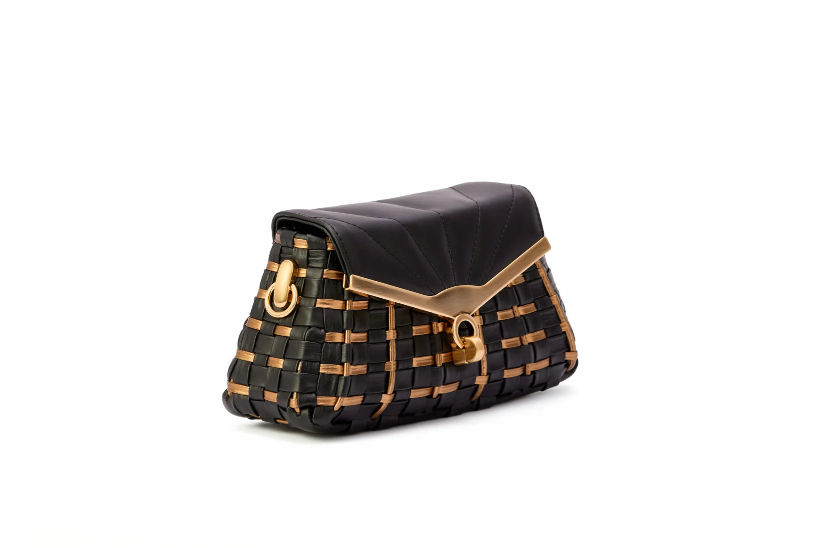 Anna Elisa Vintage Bristol Leather Mini Bag Black