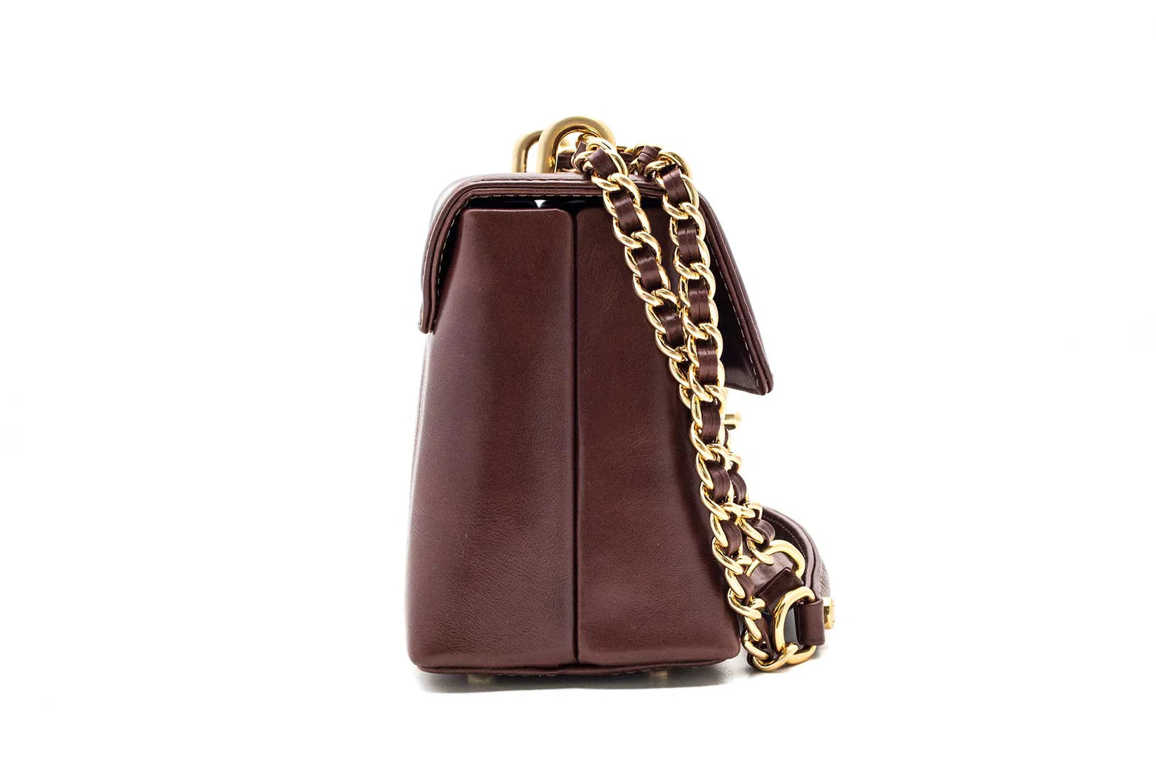 Luciana Genuine Leather Handbag Coffee