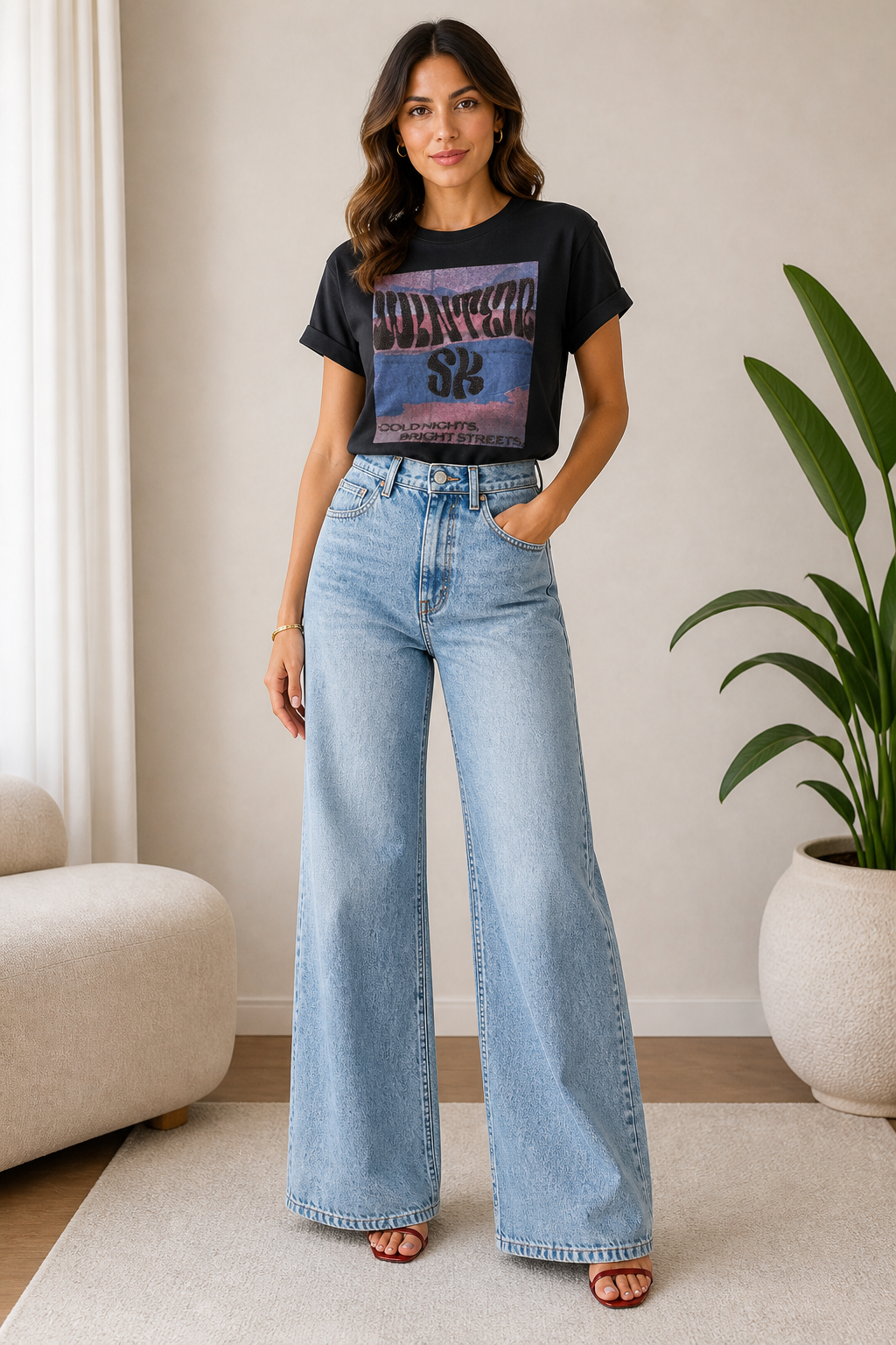 SKU Night T-Shirt Hot Fix Skunk