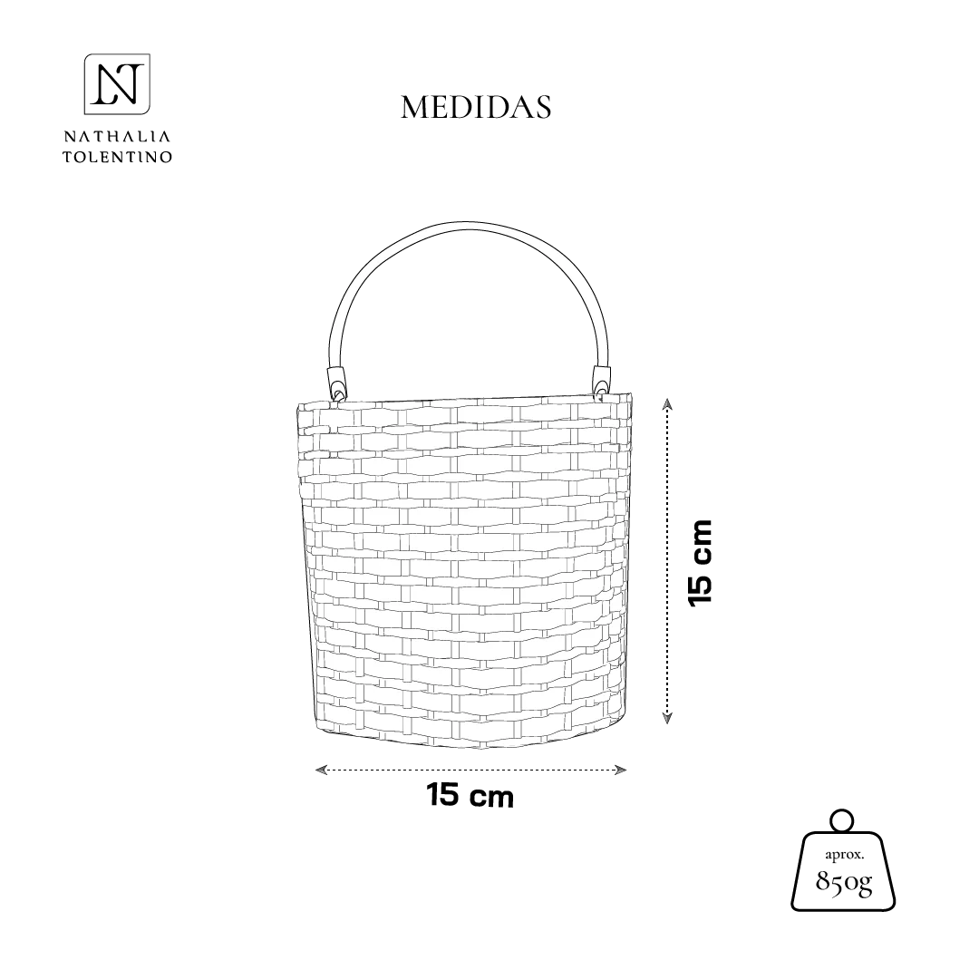 Lucila Baskery Handcrafted Genuine Leather Bag