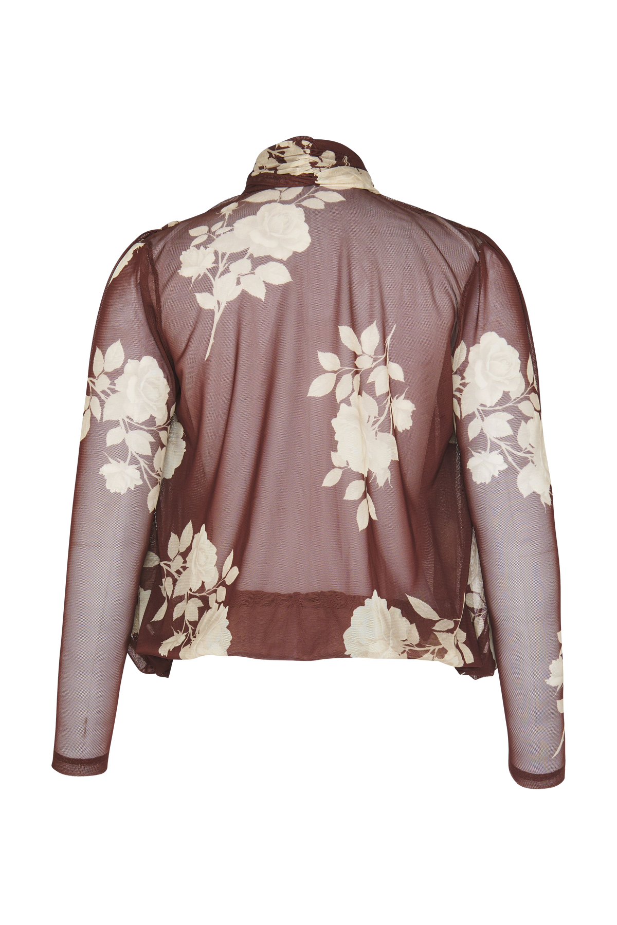 Amber Scarf Cocoa Shirt