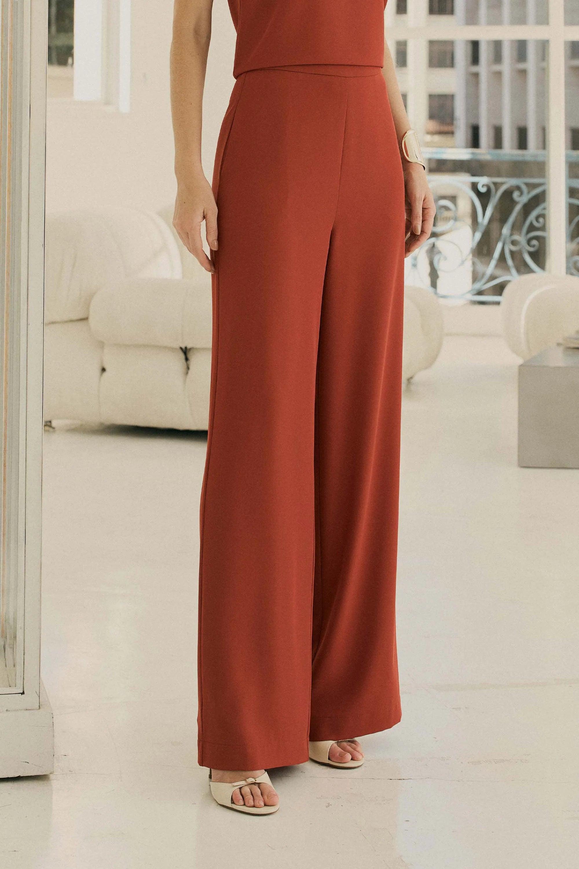 Tailored Asymmetric Light Set Terracota