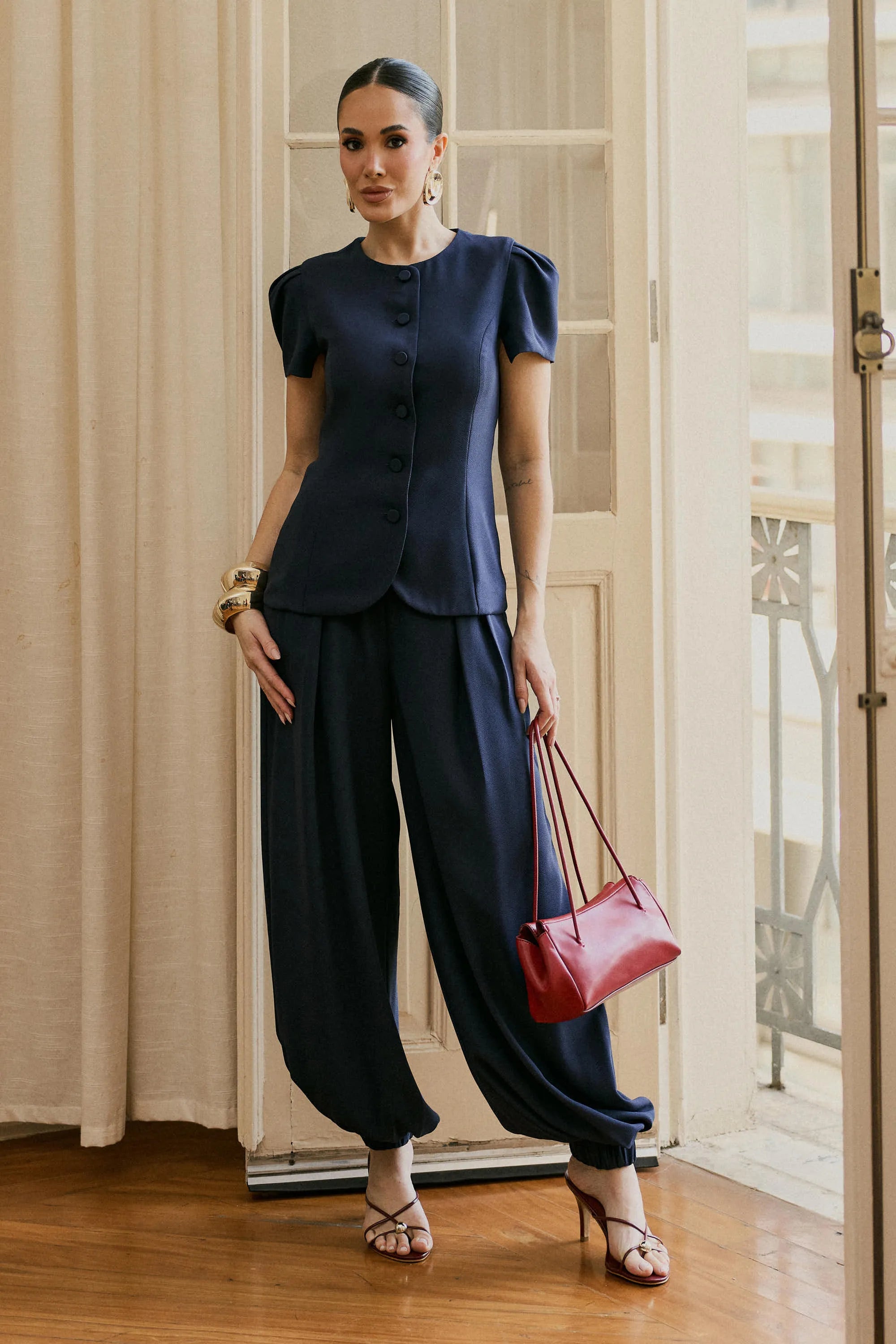 Tailored Classic Navy Easy Chic Set