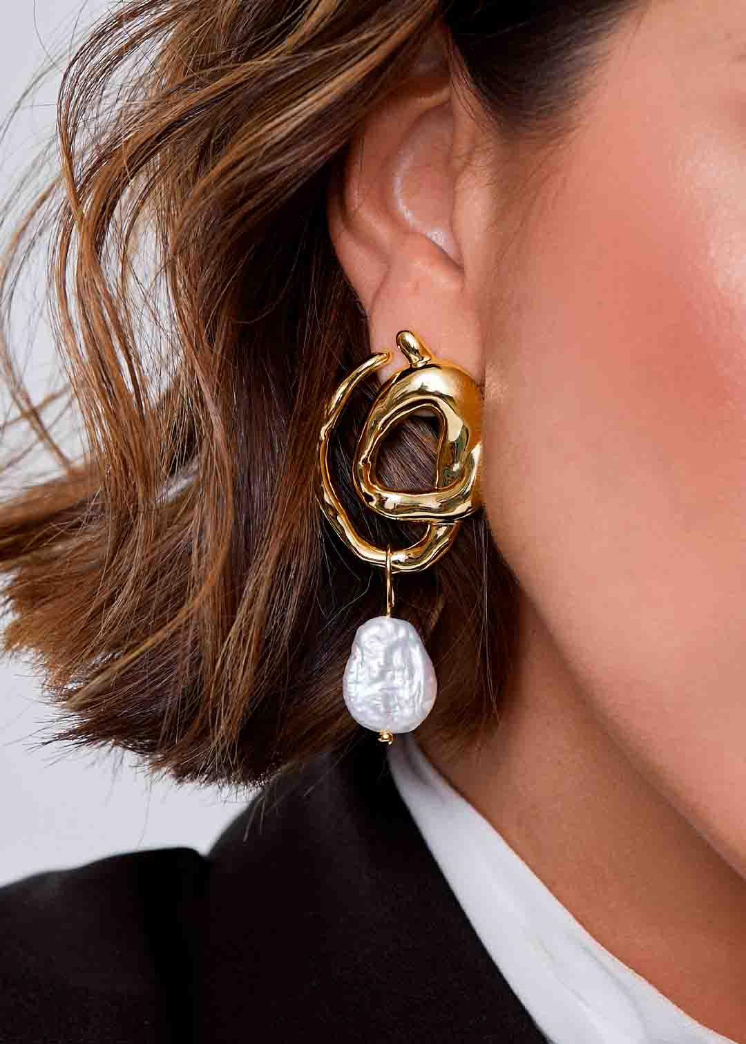 BHP Triumph Earrings Gold