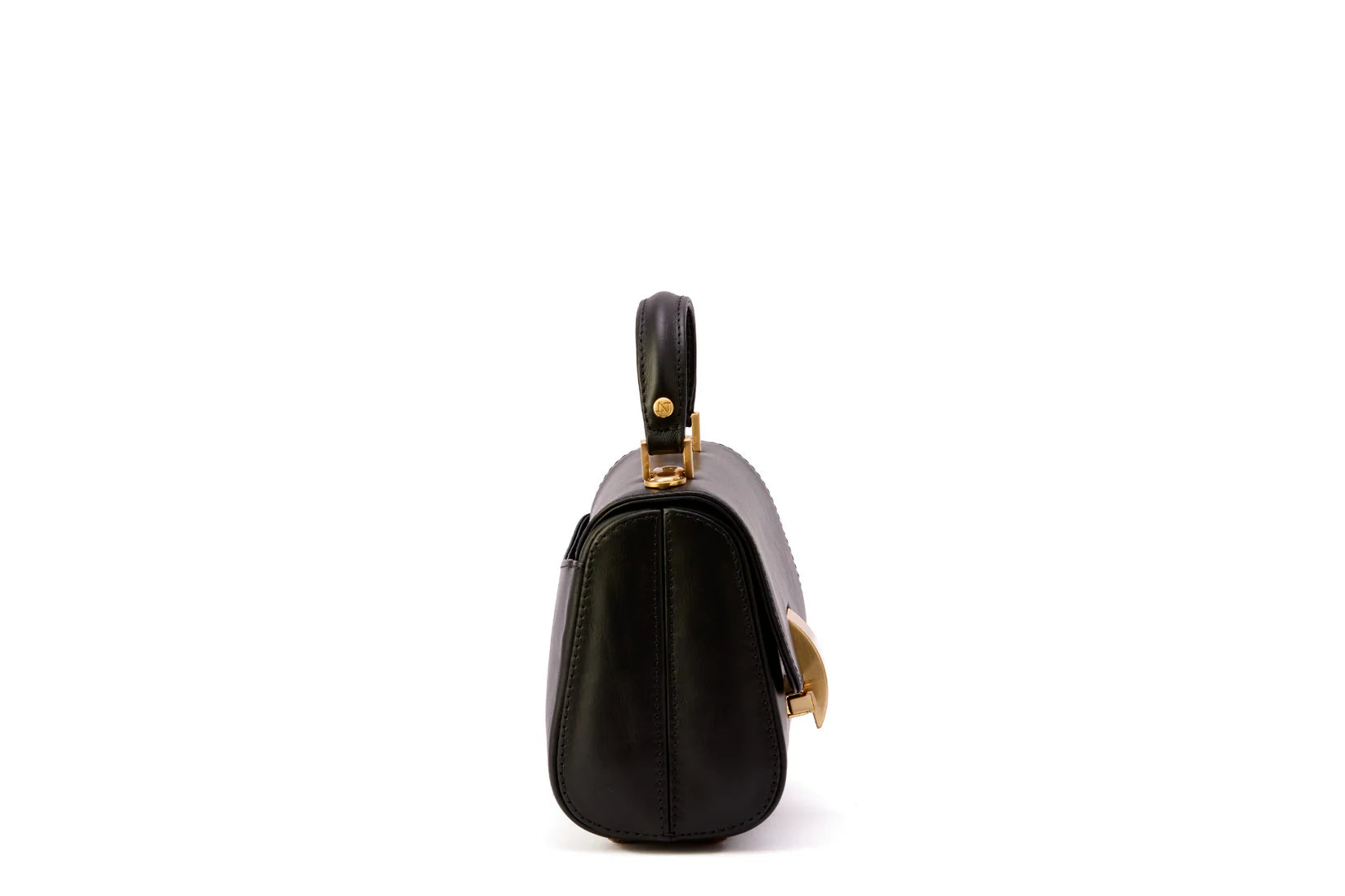 Laura Mini Genuine Leather Made in Brazil Handbag Black