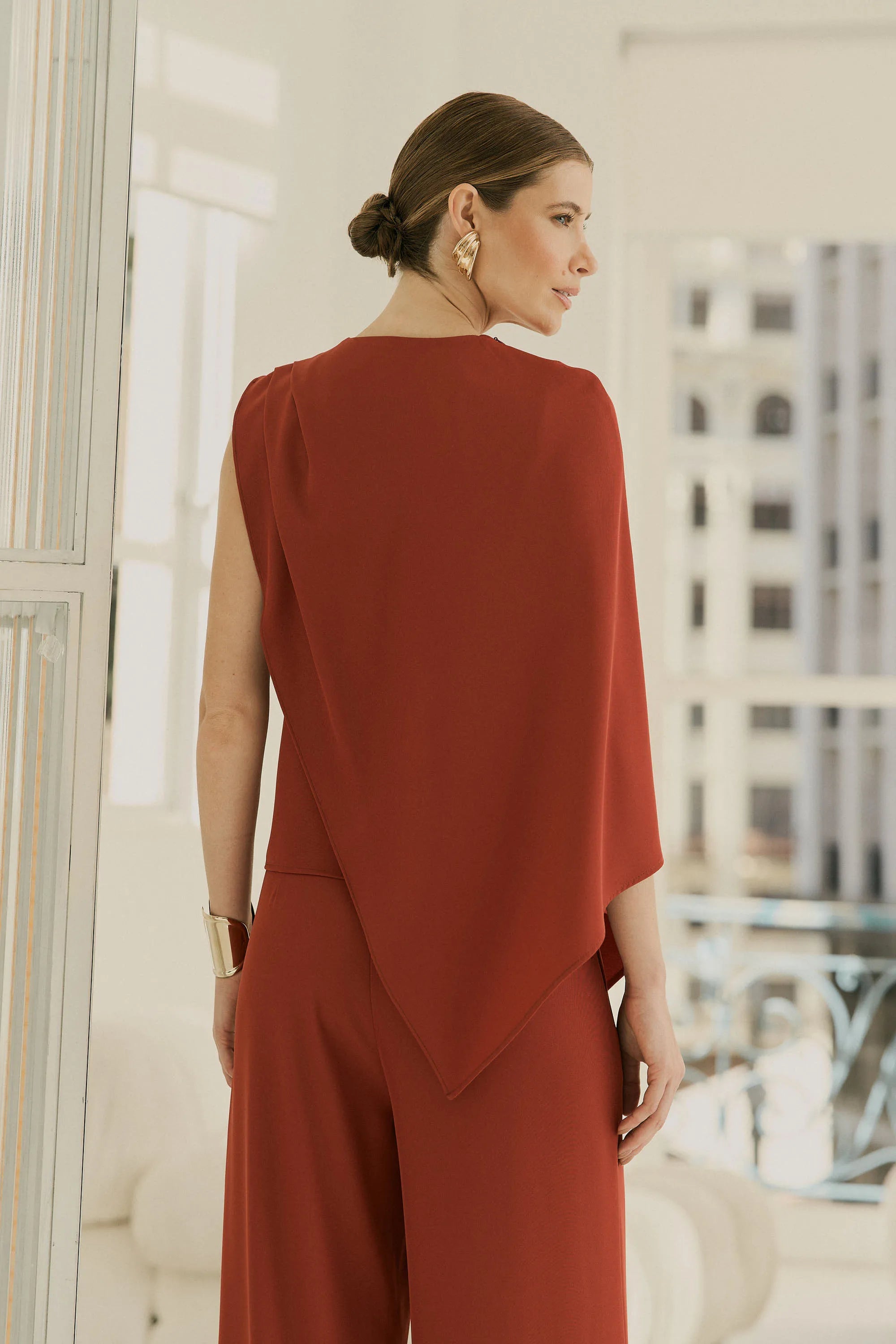 Tailored Asymmetric Light Set Terracota