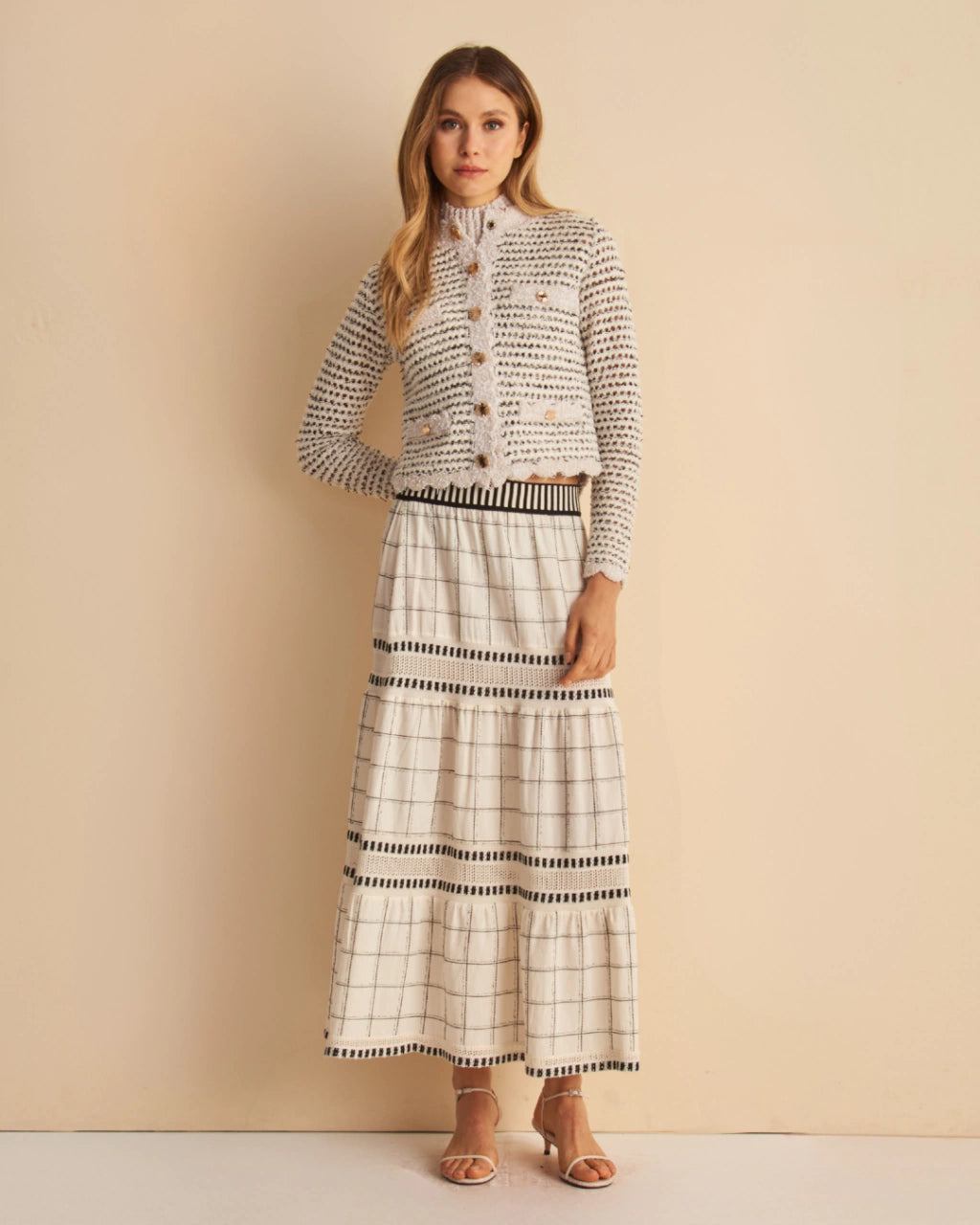 Knitted Coat Rich Textured Cardigan