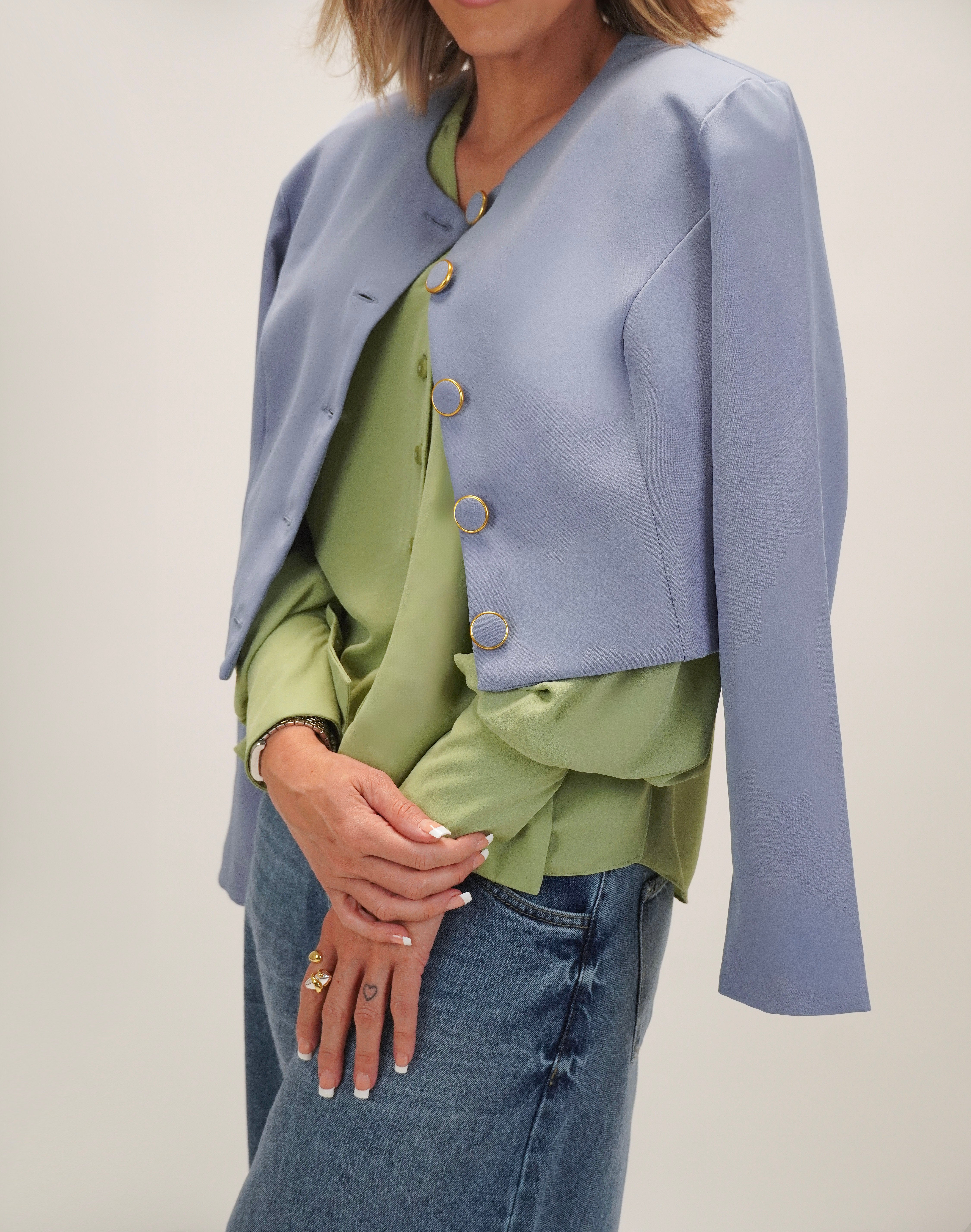Bossa Baby Blue Blazer