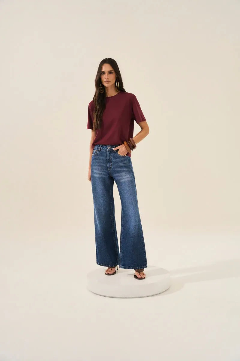T-SHIRT Natural Energy Burgundy