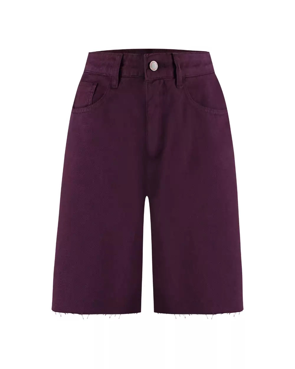 ACC Denim Burgundy Maxi Jorts