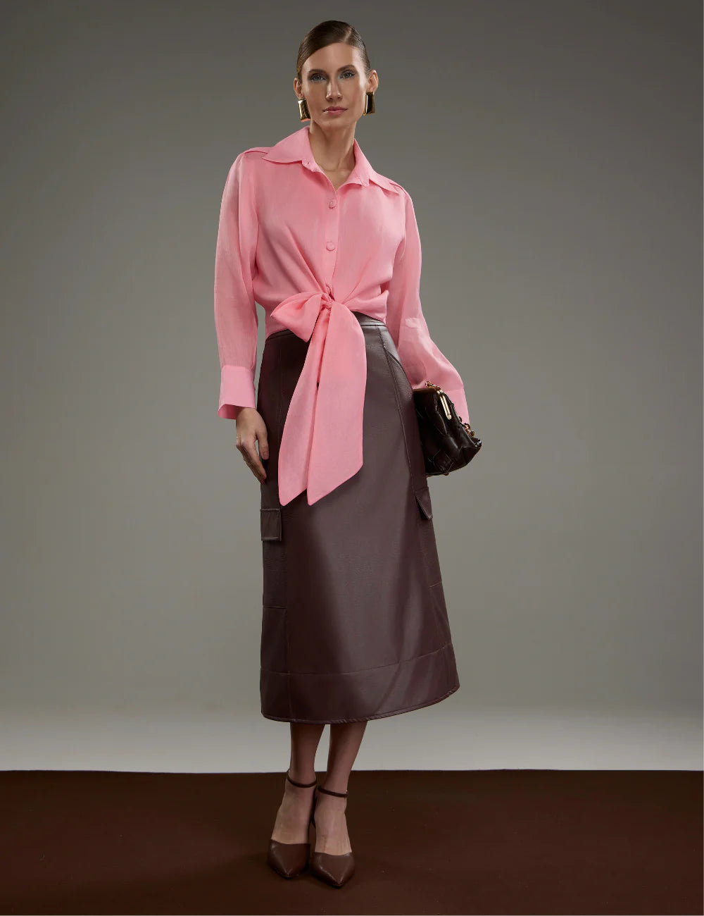 STRSS Linen Pink Shirt