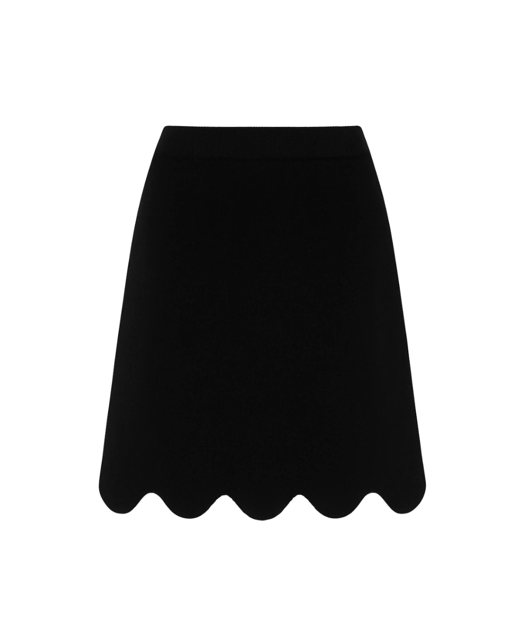 Straight Cut Knit Manu Mini Skirt