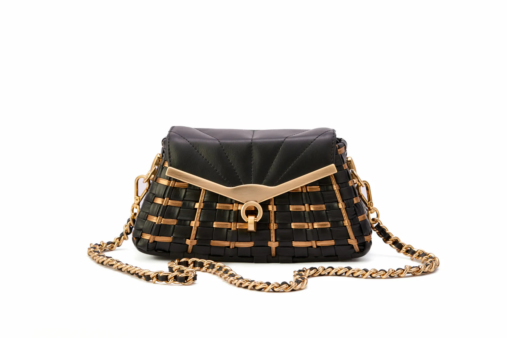 Anna Elisa Vintage Bristol Leather Mini Bag Black