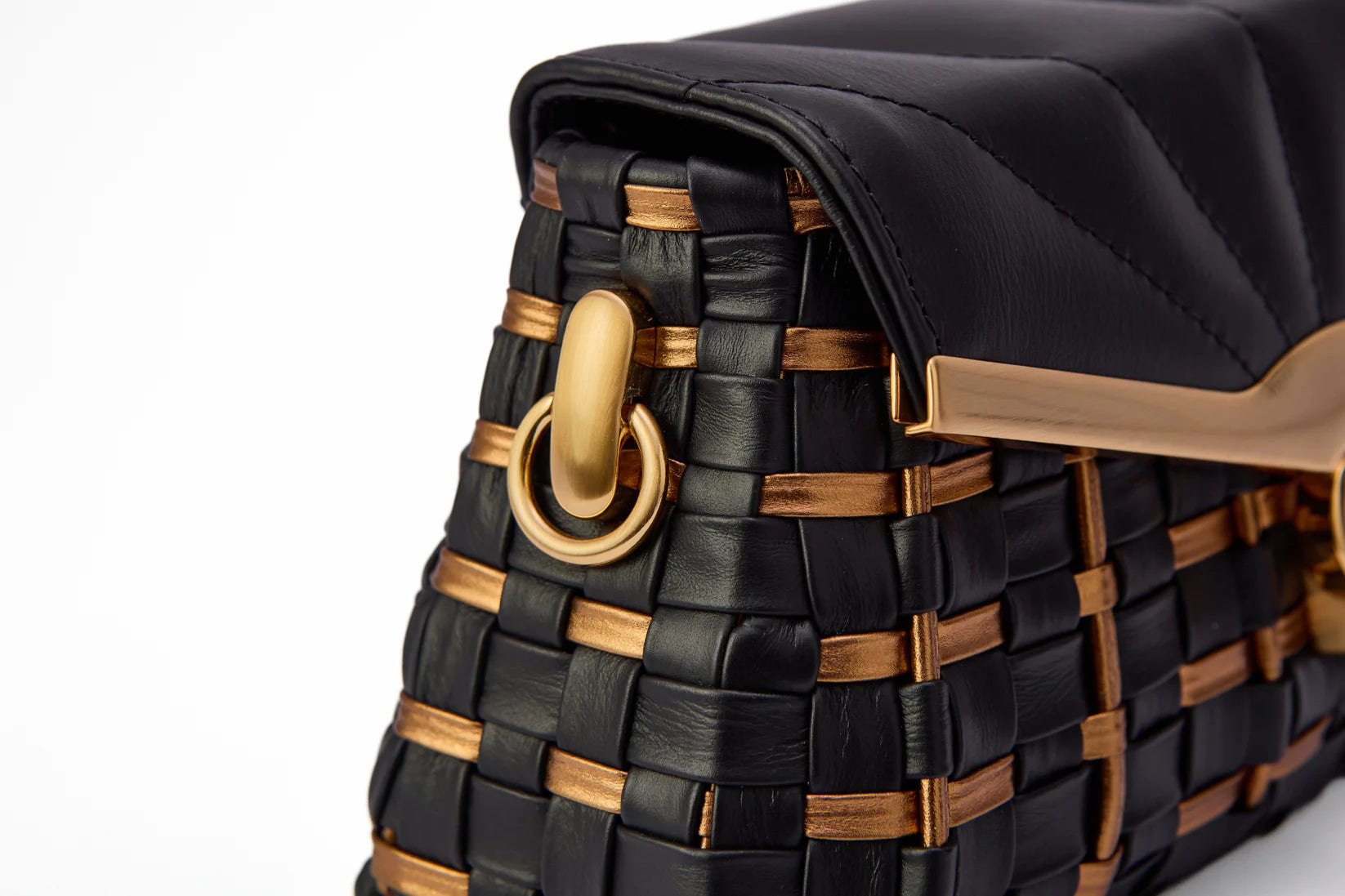 Anna Elisa Vintage Bristol Leather Mini Bag Black