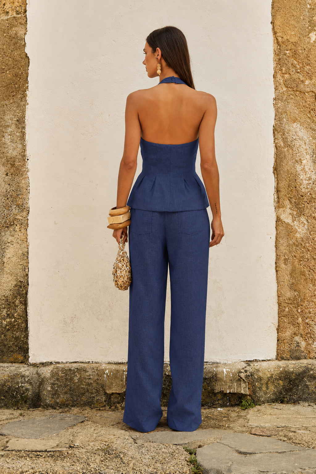 Estrela Linen Navy Set
