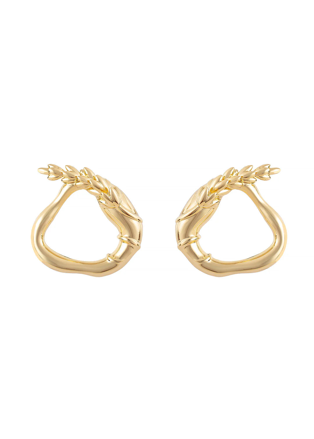 BHP Pause Gold Large Earrings