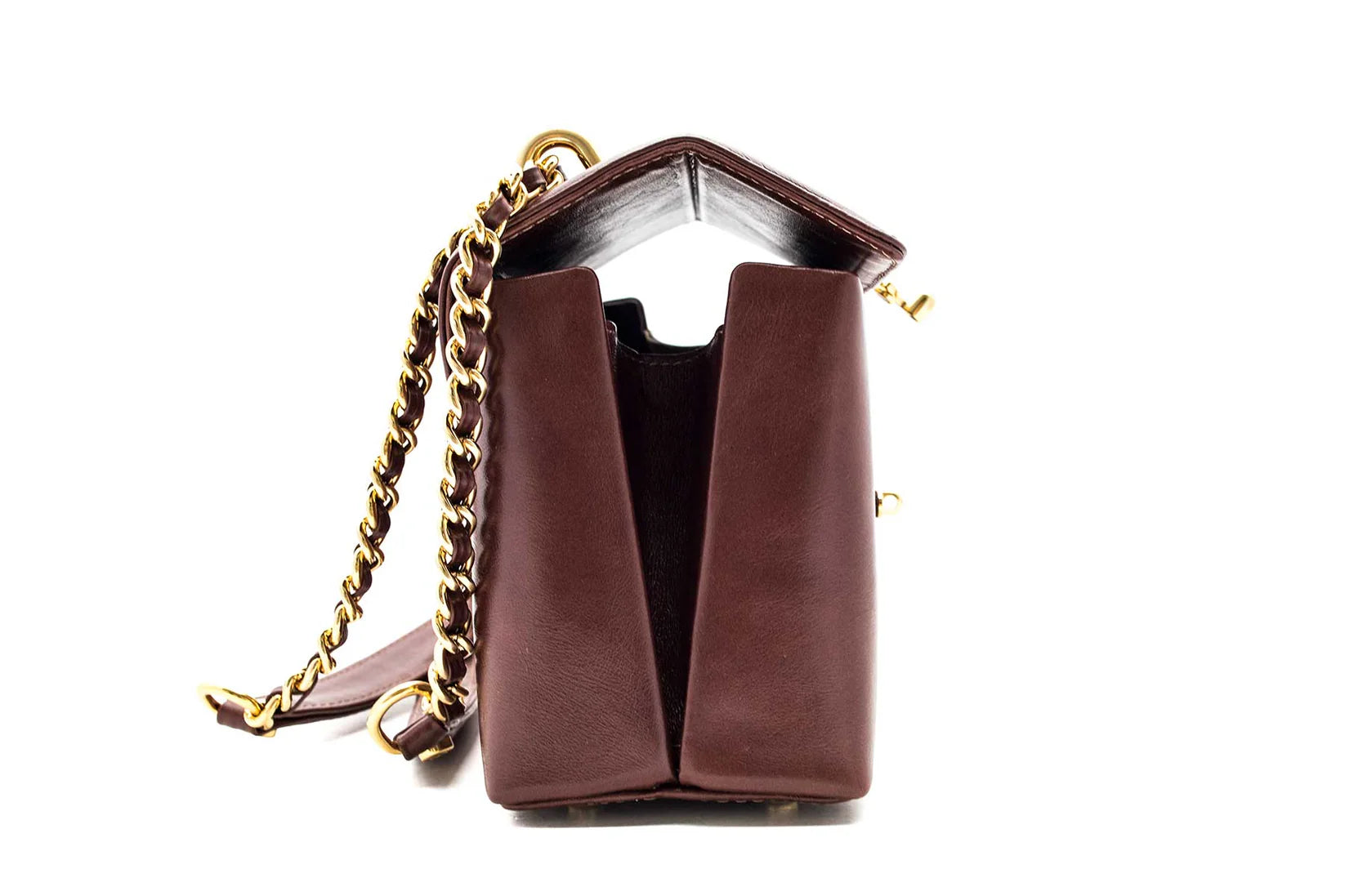 Luciana Genuine Leather Handbag Coffee