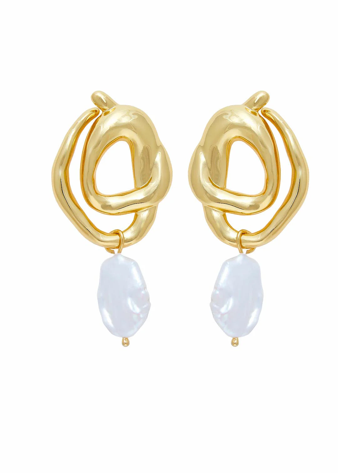 BHP Triumph Earrings Gold
