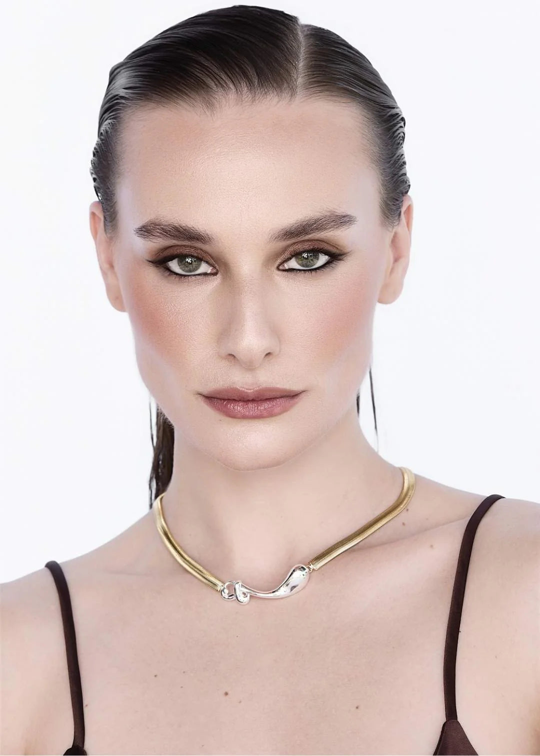 BHP Multiple Gold Necklace