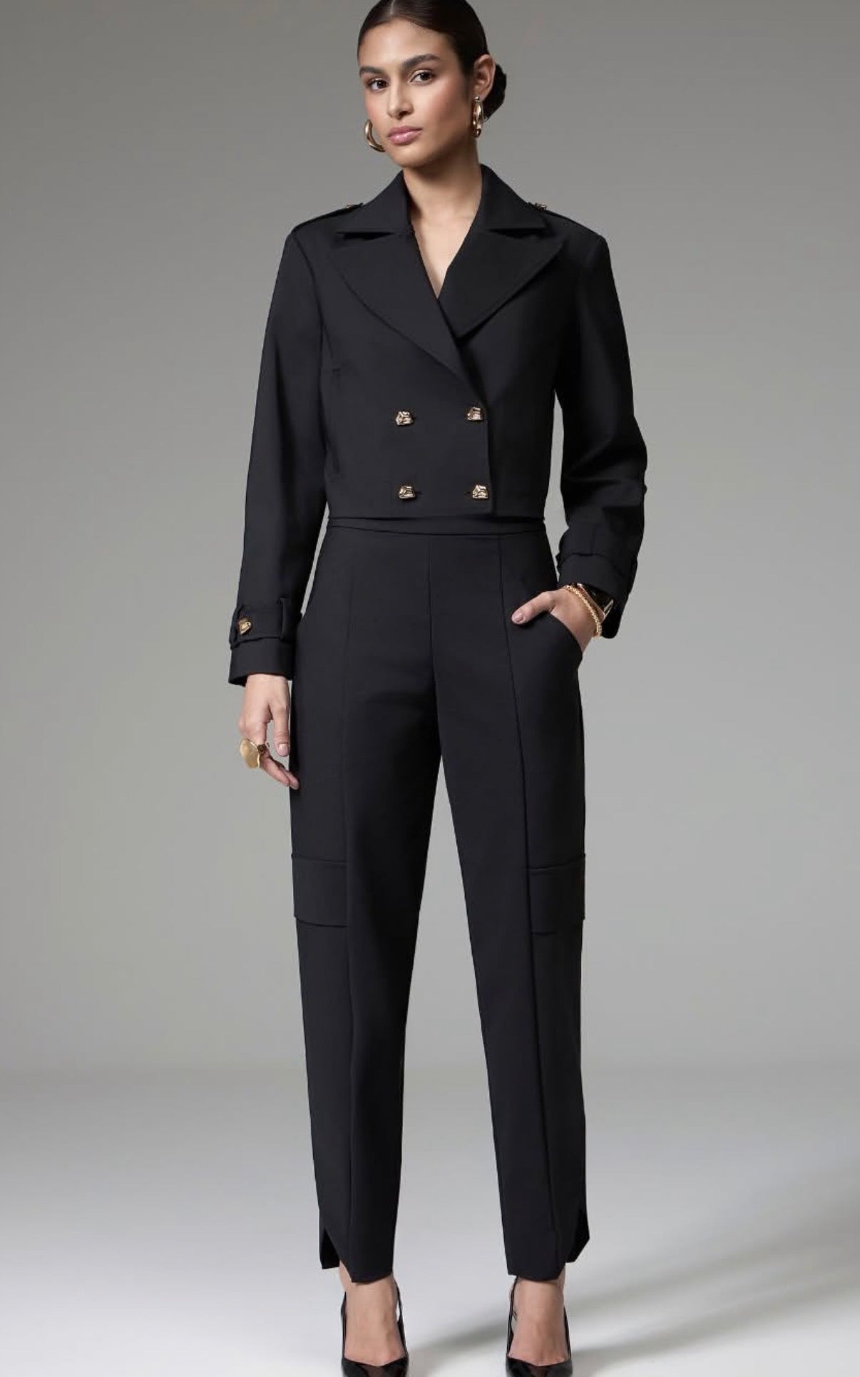 STRSS Black Blazer Set