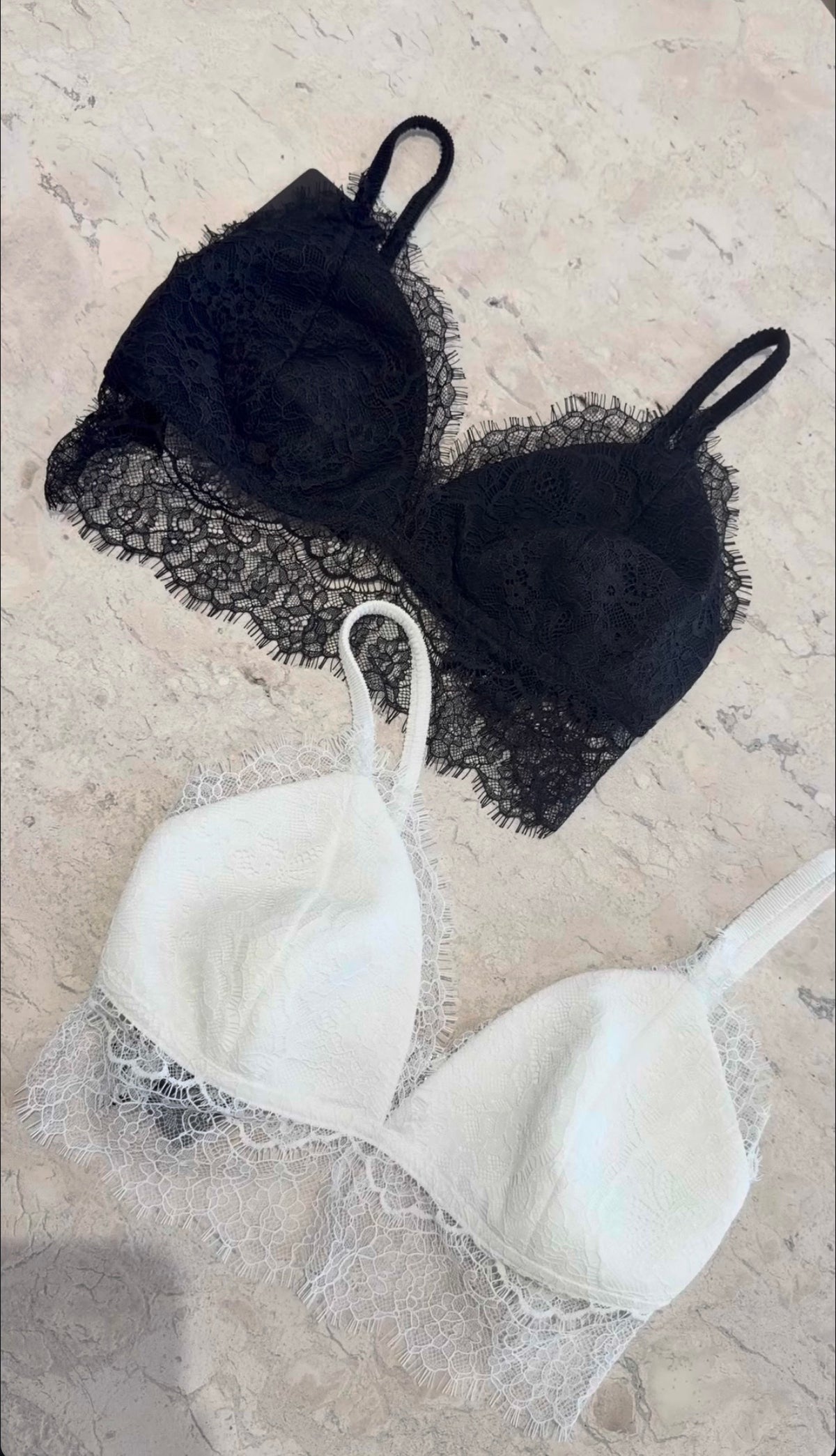 Chantilly Lace Top - Black