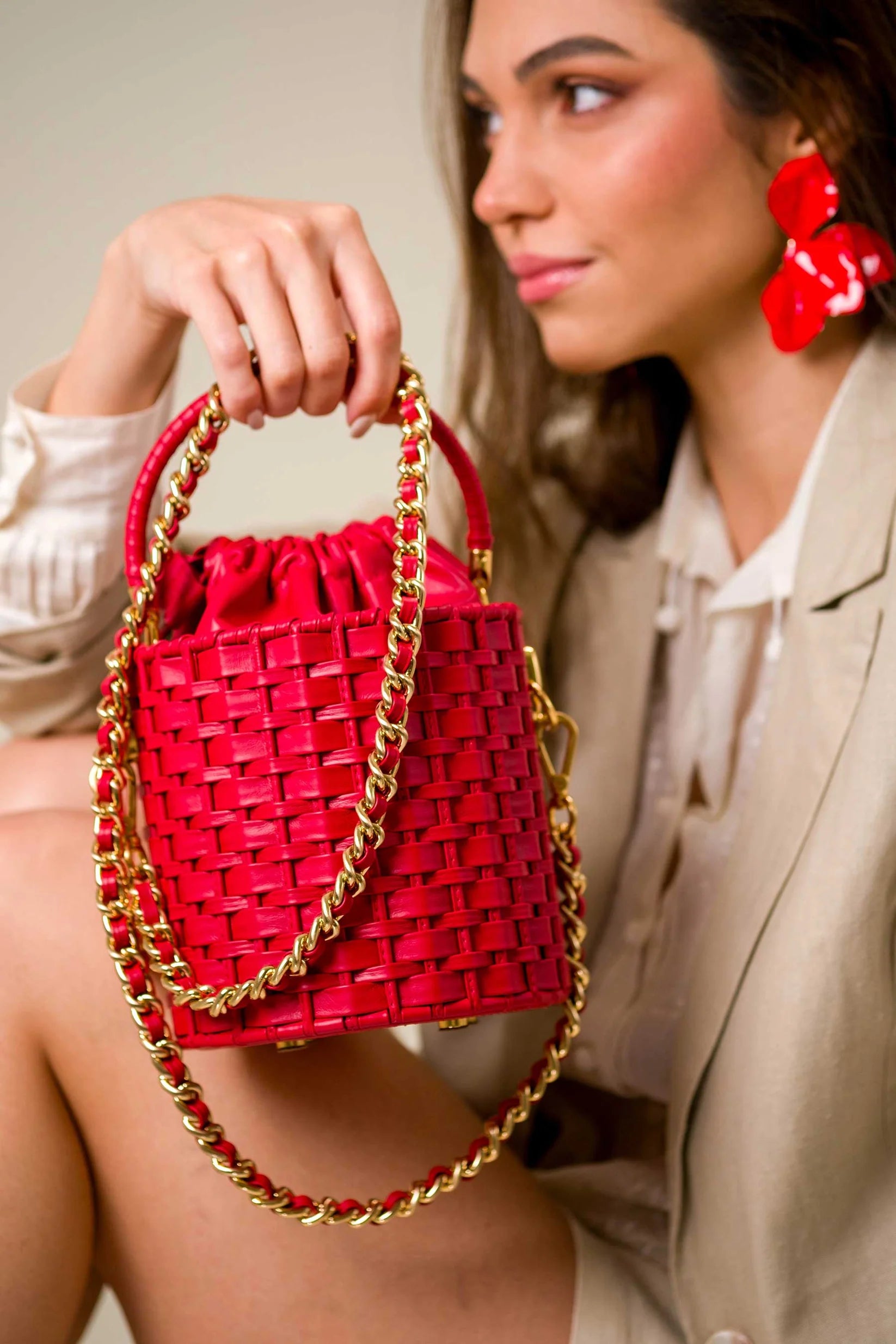 Lucila Baskery Handcrafted Genuine Leather Bag