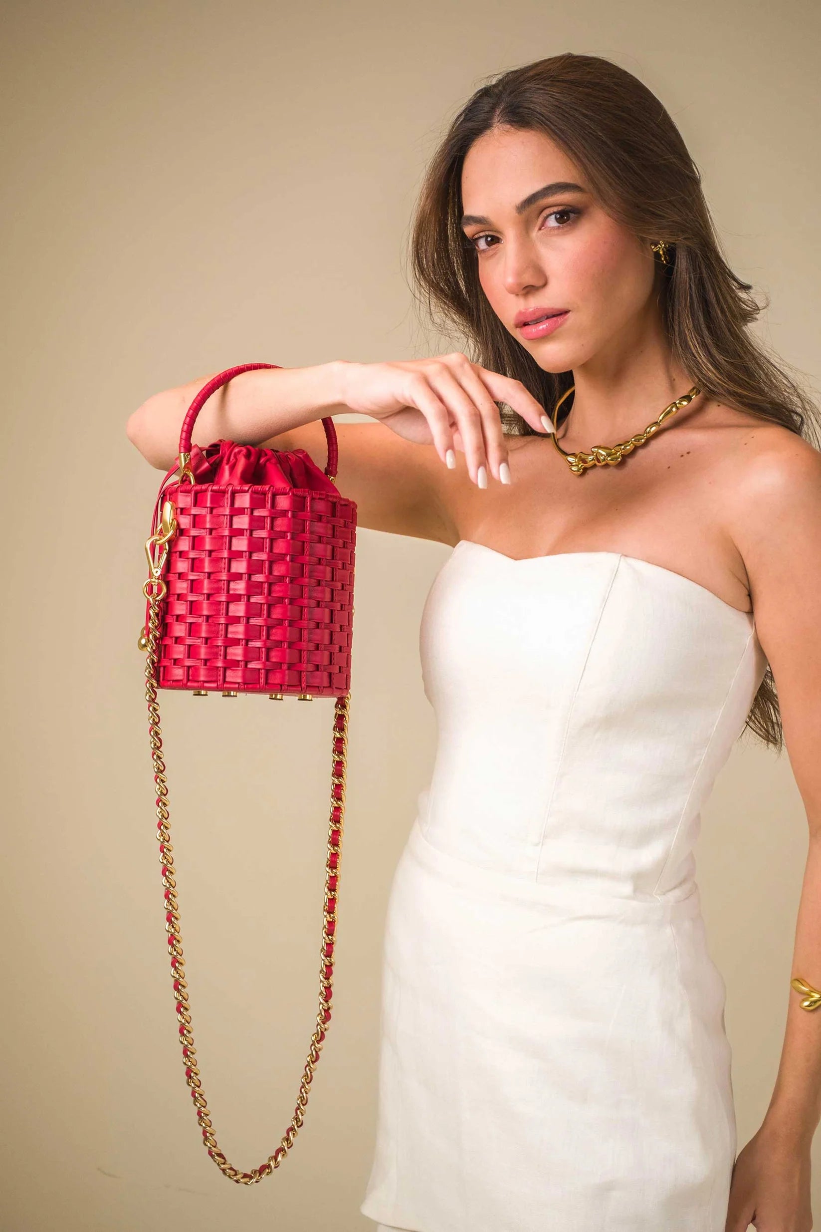 Lucila Baskery Handcrafted Genuine Leather Bag