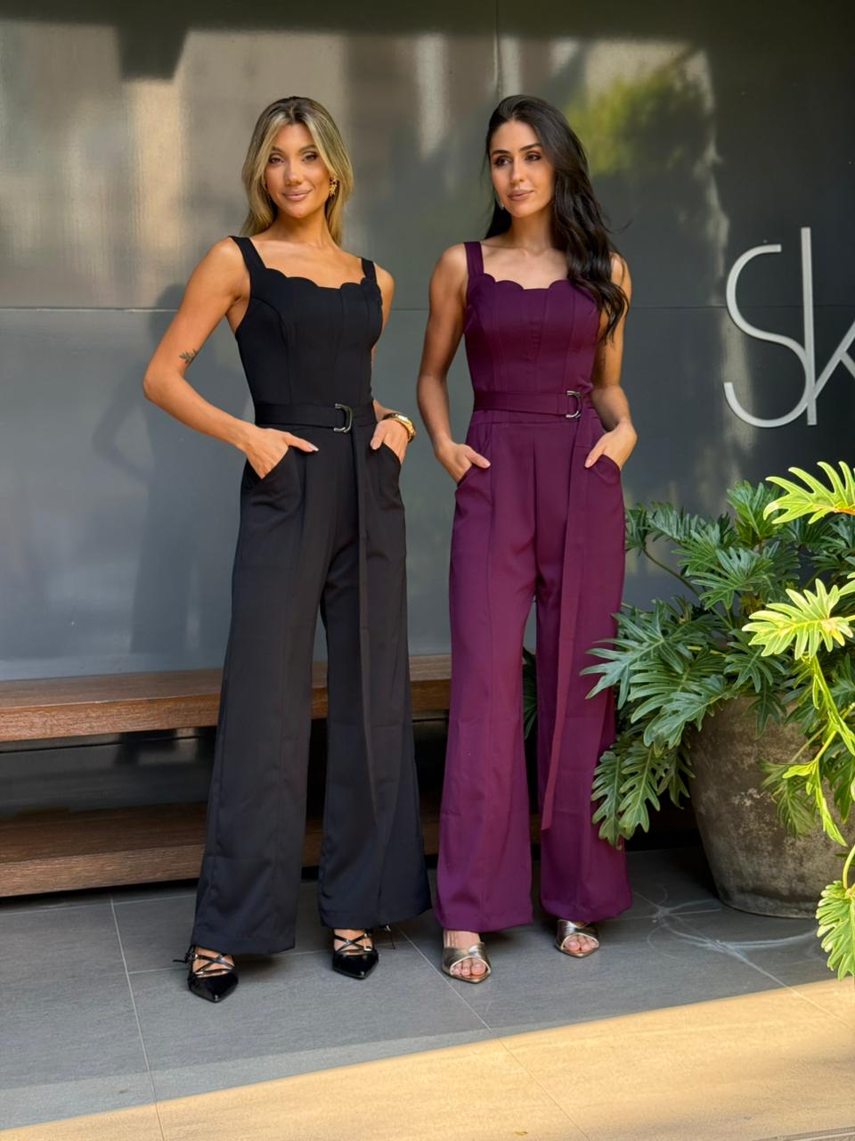 Cabernet Tailored Modern Jumpsuit