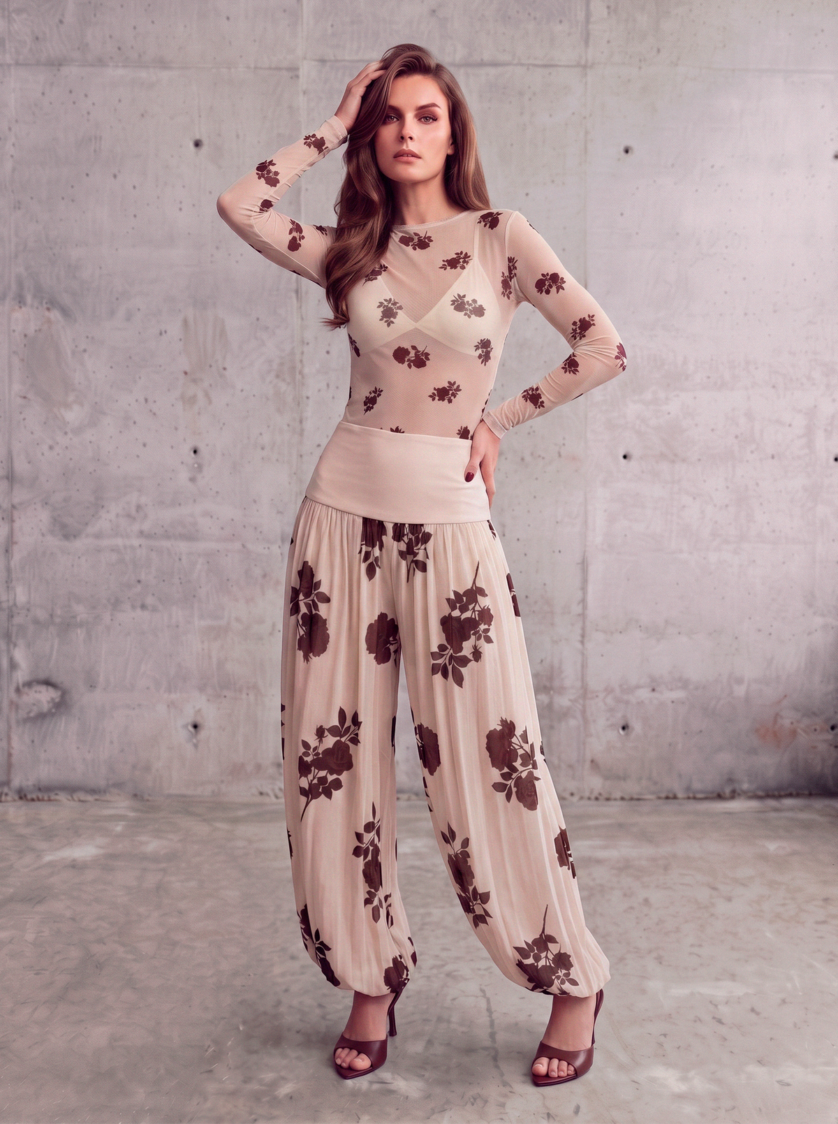 Polline Second Skin Tule Blouse