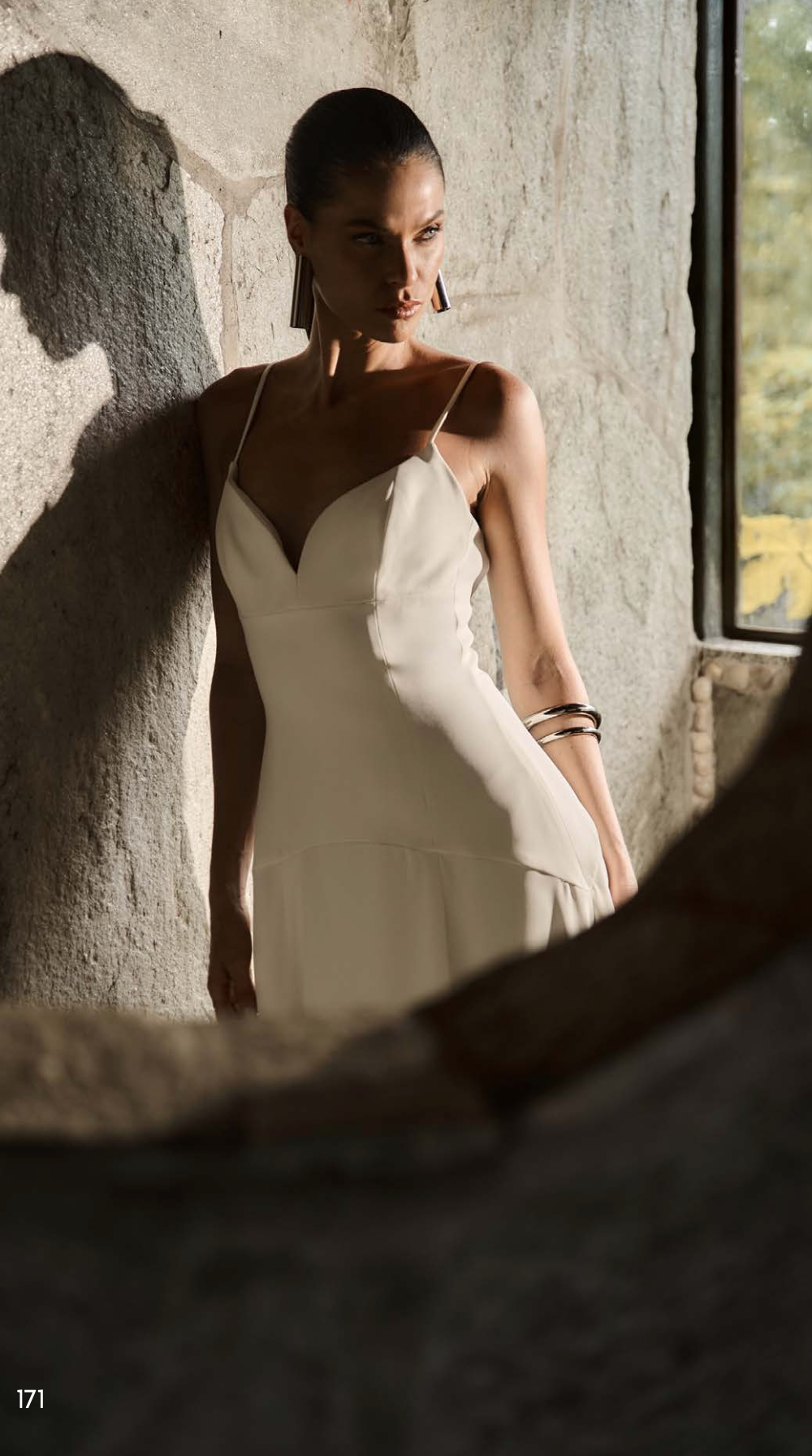 Loreta Sexy Midi Dress with Black Laces