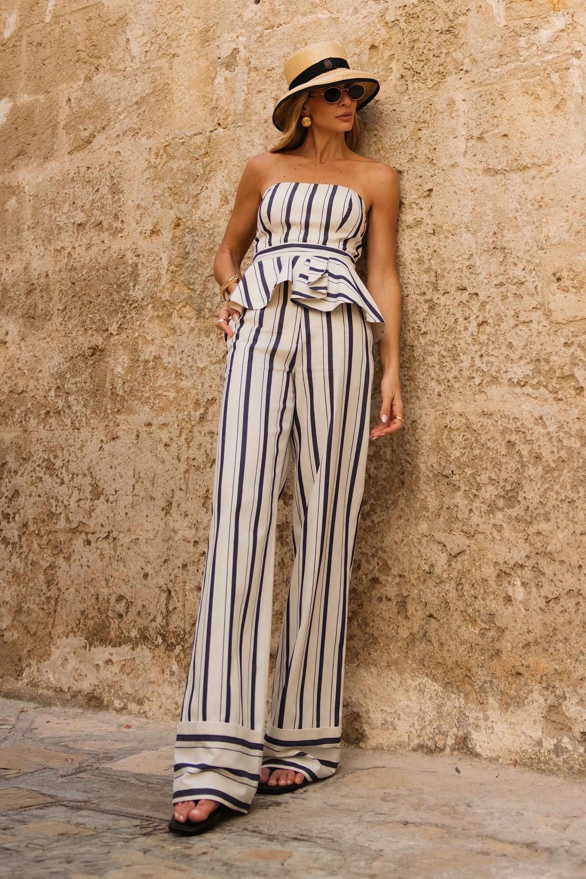 Stripe Navy Summer Set