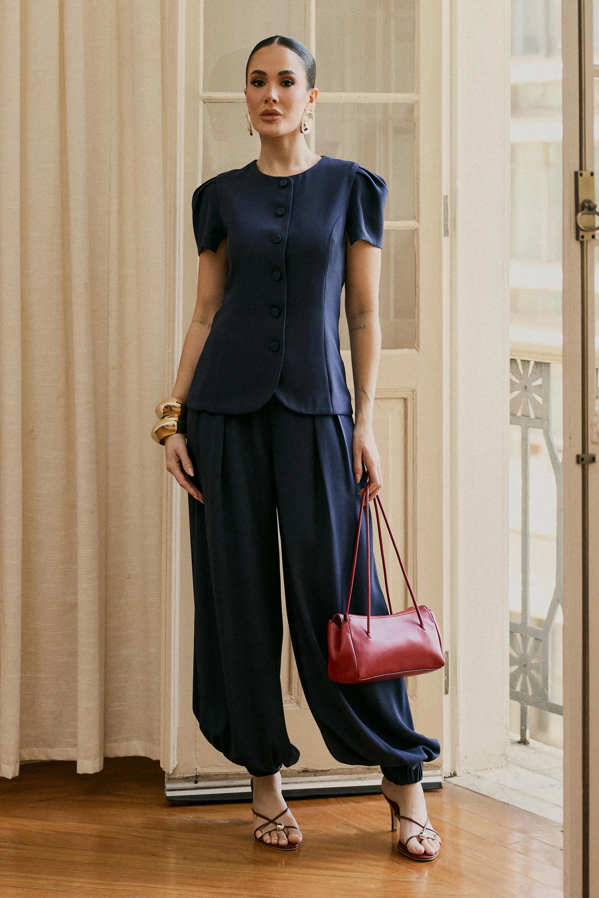 Tailored Classic Navy Easy Chic Set