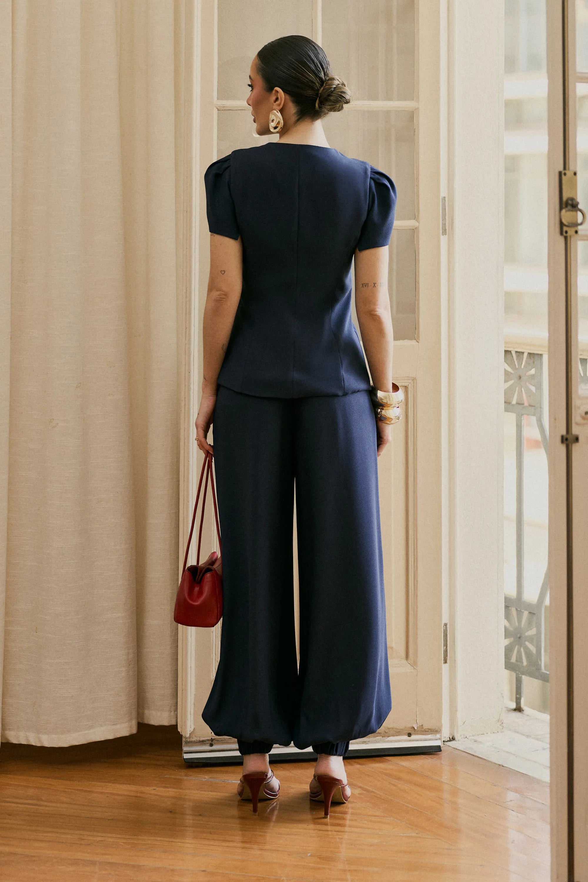 Tailored Classic Navy Easy Chic Set