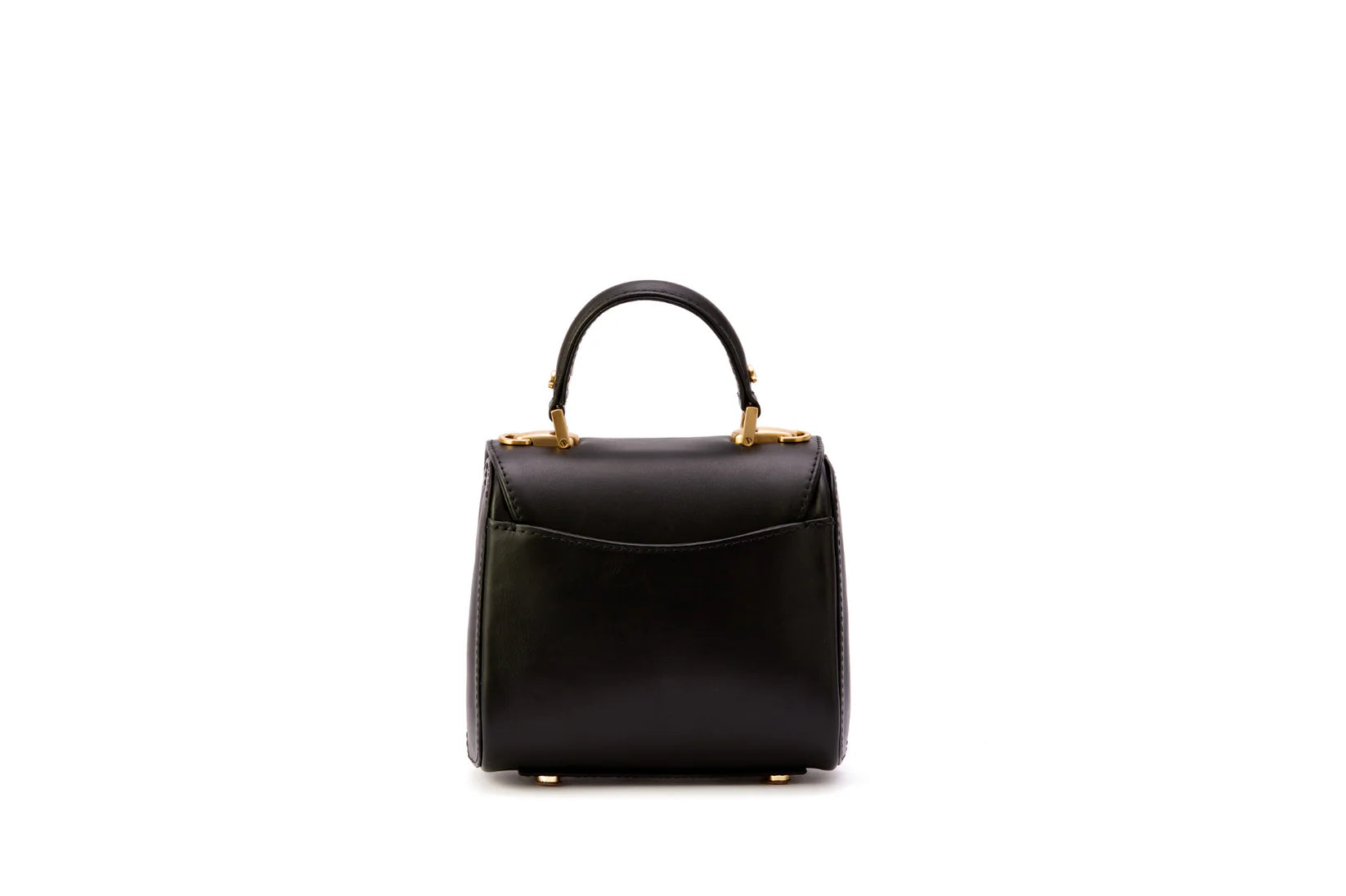 Laura Mini Genuine Leather Made in Brazil Handbag Black