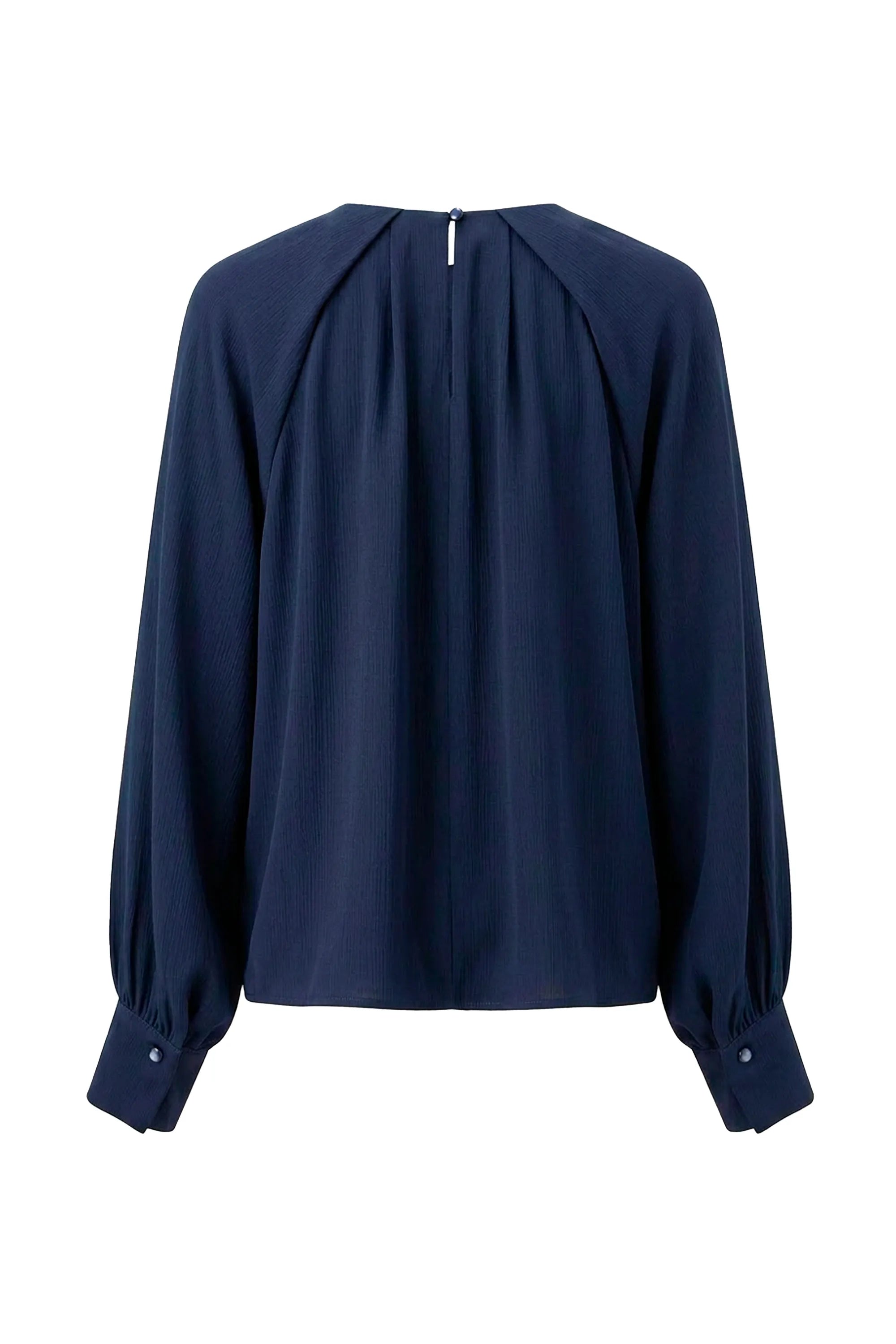 UC Asymmetric Modern Blouse Navy